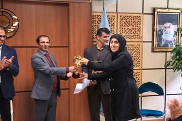 تجلیل از تیم های ورزشی کارمندان